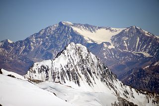 40 Cerro Ramada In The Distance And And La Mano In The Foreground Morning From Aconcagua Camp 2